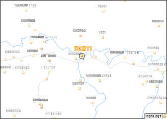map of Nkoyi