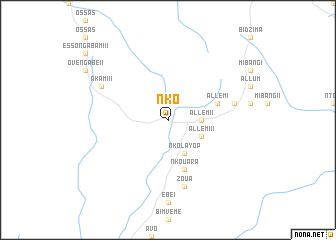map of Nko
