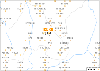 map of Nko