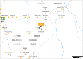 map of Nko