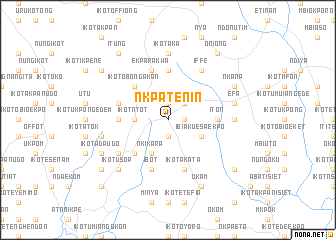 map of Nkpat Enin