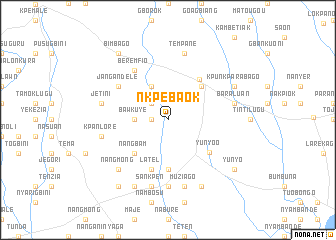 map of Nkpebaok