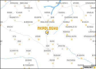 map of Nkpologwu
