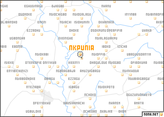 map of Nkpunia