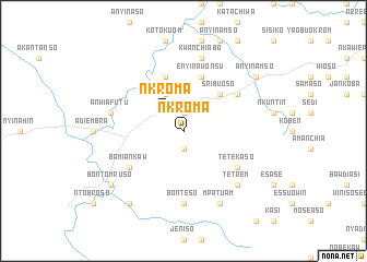 map of Nkroma