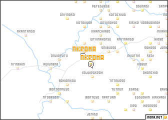 map of Nkroma