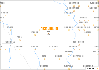 map of Nkrunwia