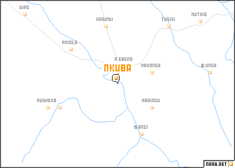map of Nkuba