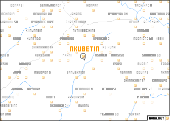 map of Nkubetin