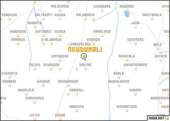 map of Nkudumali