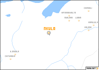 map of Nkula