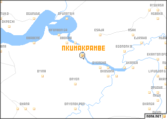 map of Nkum Akpambe