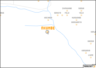 map of Nkumbe