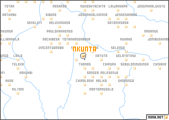 map of Nkunta