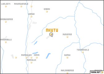 map of Nkutu