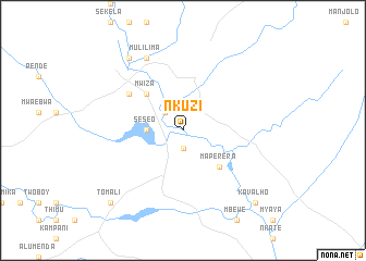 map of Nkuzi