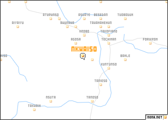 map of Nkwaiso