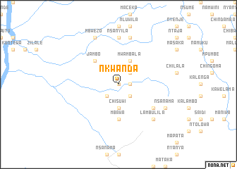 map of Nkwanda