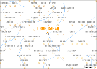 map of Nkwansirem