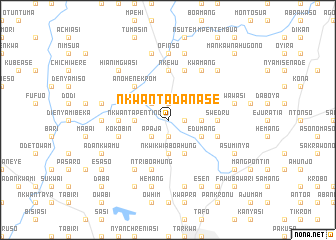 map of Nkwanta Danase