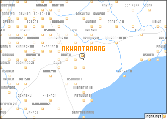 map of Nkwantanang