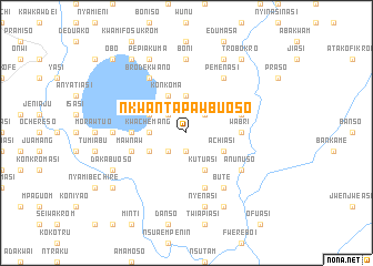 map of Nkwantapawbuoso