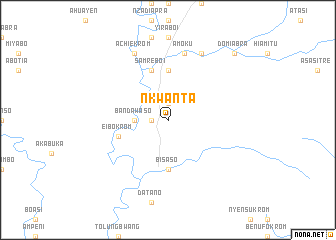 map of Nkwanta