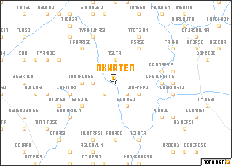 map of Nkwaten