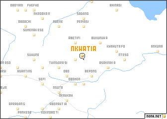 map of Nkwatia