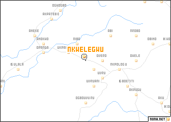 map of Nkwelegwu