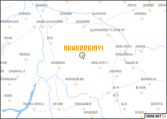 map of Nkwerre Inyi