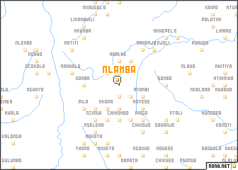 map of Nlamba