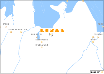 map of Nlang-Mbeng