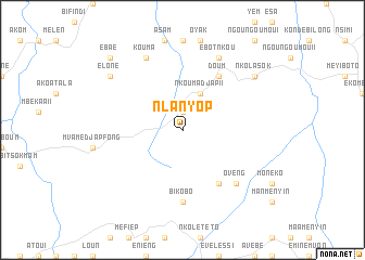 map of Nlanyop