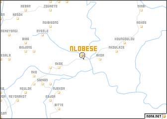 map of Nlobésé