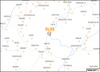 map of Nloé