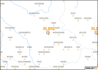 map of Nlong
