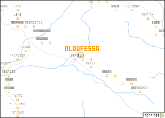 map of Nloufessa