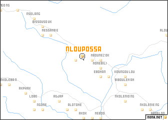 map of Nloupossa