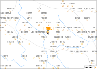 map of Nmadi