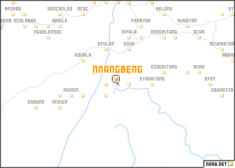 map of Nnangbeng