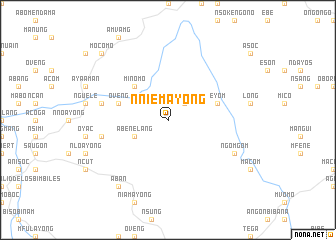 map of Nniemayong