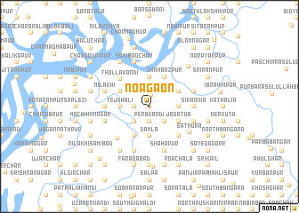 map of Noāgaon