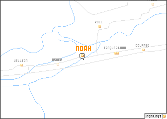 map of Noah