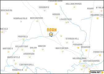 map of Noah