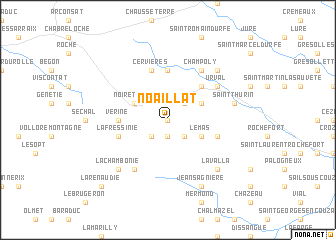 map of Noaillat