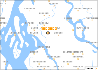 map of Noāpāra