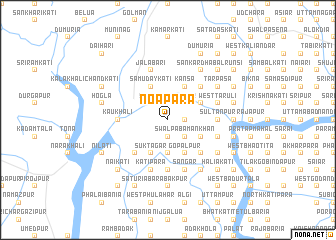 map of Noāpāra