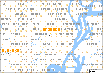 map of Noāpāra