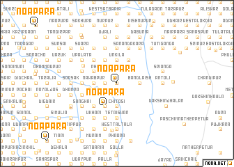 map of Noāpāra